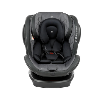 Asiento Stark Isofix 0-36K | Gris Obscuro - Kikkaboo