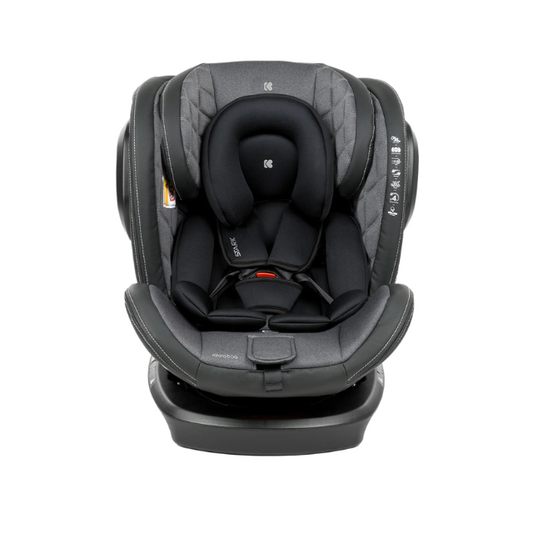 Asiento Stark Isofix 0-36K | Gris Obscuro - Kikkaboo