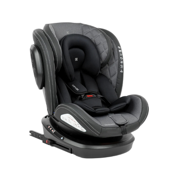 Asiento Stark Isofix 0-36K | Gris Obscuro - Kikkaboo