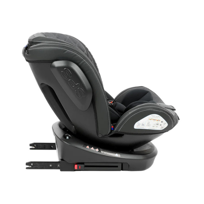 Asiento Stark Isofix 0-36K | Gris Obscuro - Kikkaboo