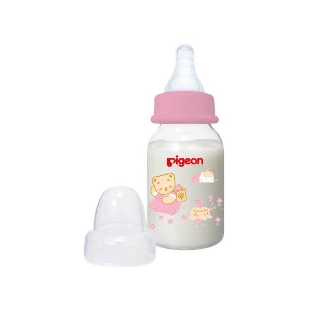 Biberón Peristáltico Boca Estándar Decorado  X 120 ML - Pigeon