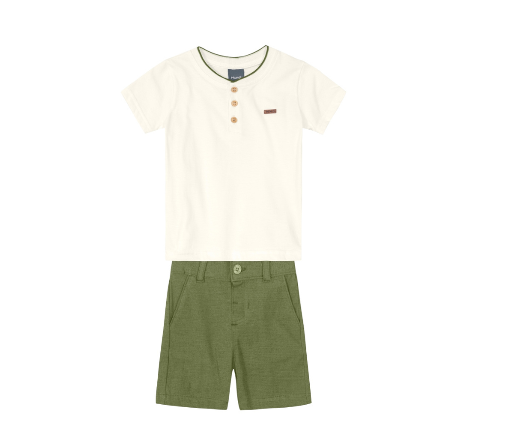 Conjunto Camiseta y Bermuda Brandili