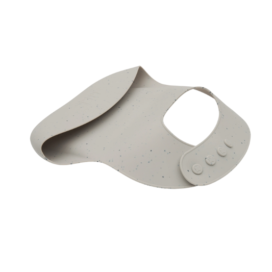 Babero Platinum Silicona | Beige - Kikkaboo