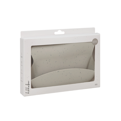 Babero Platinum Silicona | Beige - Kikkaboo