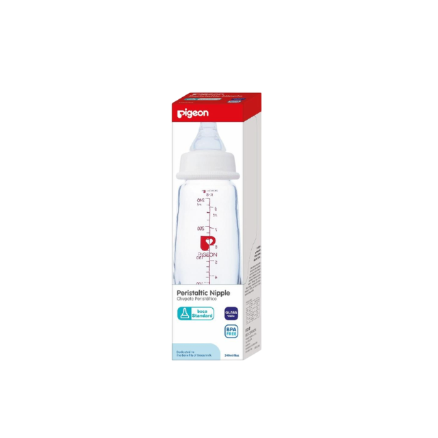 Biberón Peristáltico De Vidrio | 8 Oz - Pigeon
