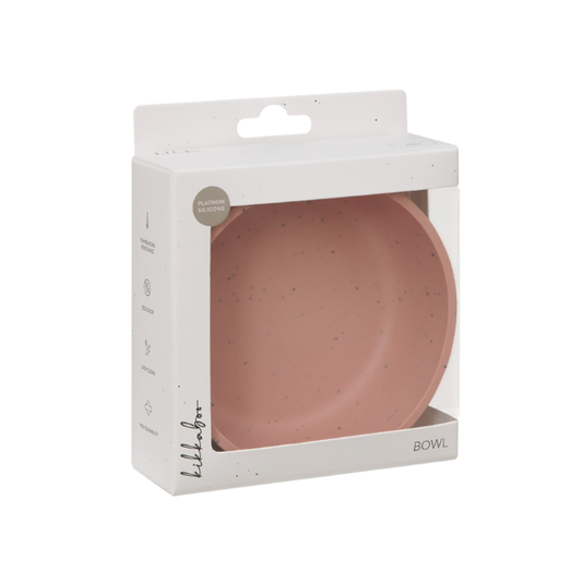 Bowl Platinum Silicon | Rosado - Kikkaboo