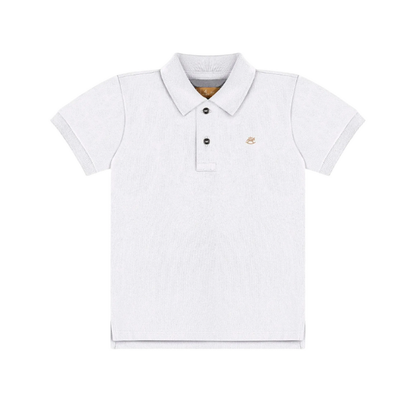 Camisa Polo Niños Blanco - Up Baby