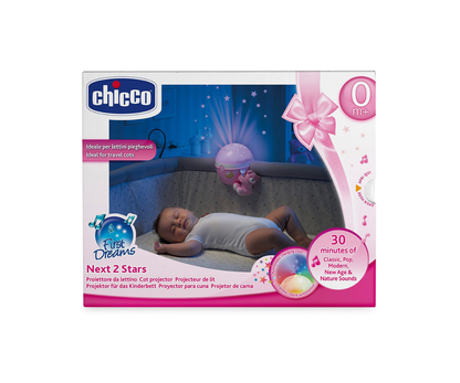 Proyector Para Corral O Cuna Next2 Stars | Rosa Chicco