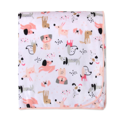 Cobija Perros y Huesos | Rosa - Ad Sutton
