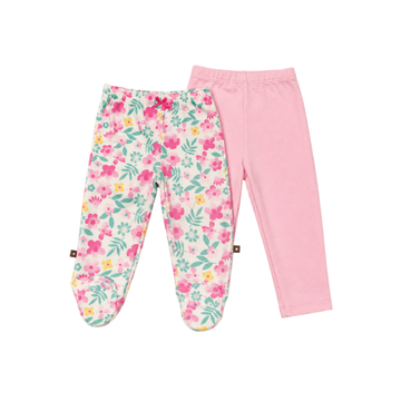 Conjunto 2 Pantalones | Flores - B4baby