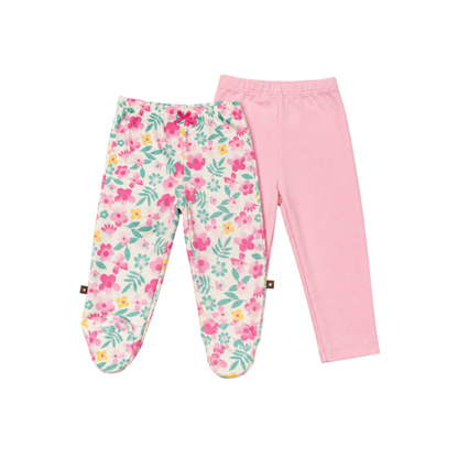 Conjunto 2 Pantalones | Flores - B4baby