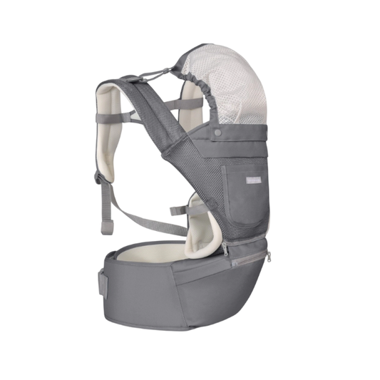 Canguro Chloe Mesh | Gris - Kikkaboo