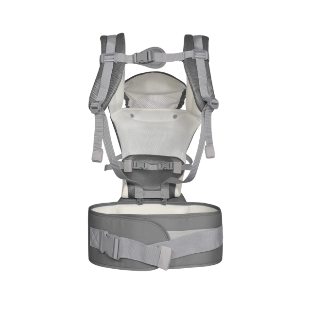 Canguro Chloe Mesh | Gris - Kikkaboo