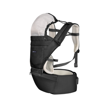 Canguro Chloe Mesh | Negro - Kikkaboo