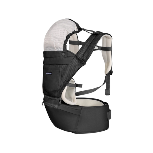 Canguro Chloe Mesh | Negro - Kikkaboo