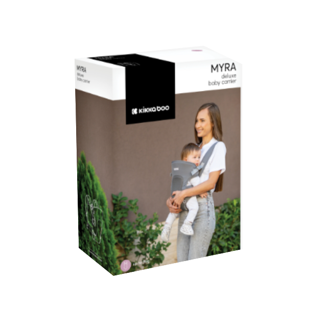 Canguro Myra Mesh | Negro - Kikkaboo