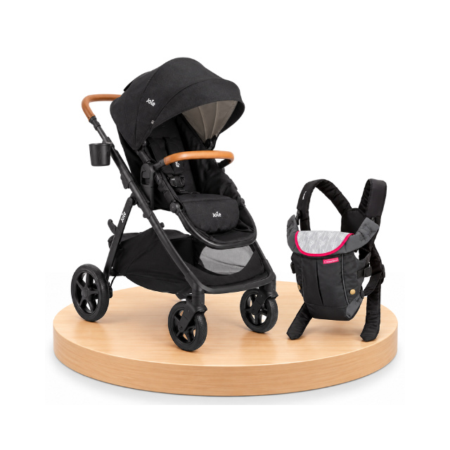 Combo: Coche Ginger 0-22kg + Canguro Swift Classic | Shale - Joie