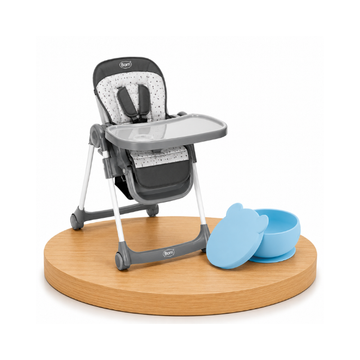 Combo Silla de Comer Orion + Plato Bowly | Azul - Born