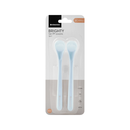 Cucharas Bright x2 | Azul - Kikkaboo