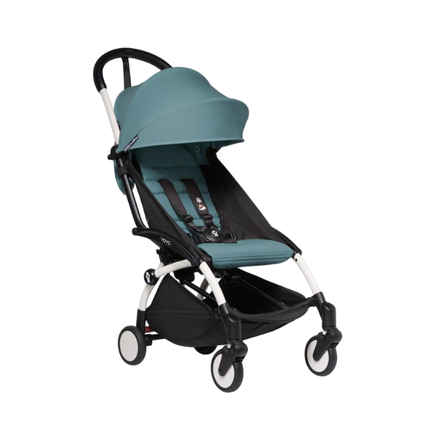 Estructura de Coche Yoyo 2 Blanco + Cobertura Babyzen 6+ | Aqua - Yoyo