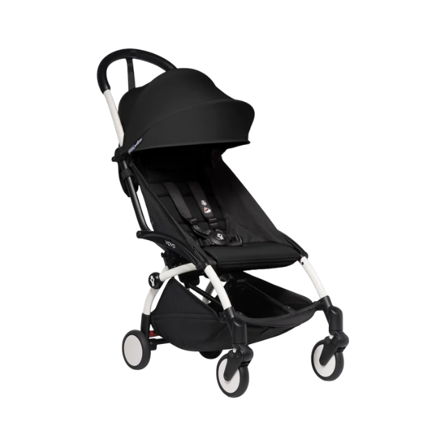Estructura de Coche Yoyo 2 Blanco + Cobertura Babyzen 6+ | Negro - Yoyo