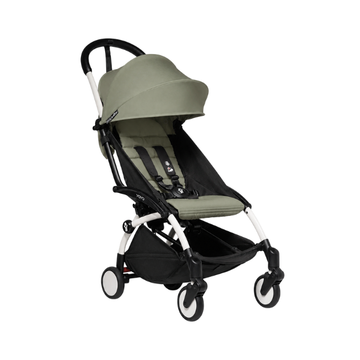 Estructura de Coche Yoyo 2 Blanco + Cobertura Babyzen 6+ | Olivo - Yoyo