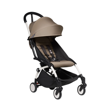 Estructura de Coche Yoyo 2 Blanco + Cobertura Babyzen 6+ | Taupe - Yoyo