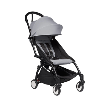 Estructura de Coche Yoyo 2 Negro + Cobertura Babyzen 6+ | Gris Pierda - Yoyo