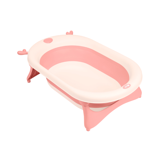 Bañera Plegable Foldy | Rosado - Kikkaboo
