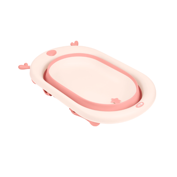 Bañera Plegable Foldy | Rosado - Kikkaboo