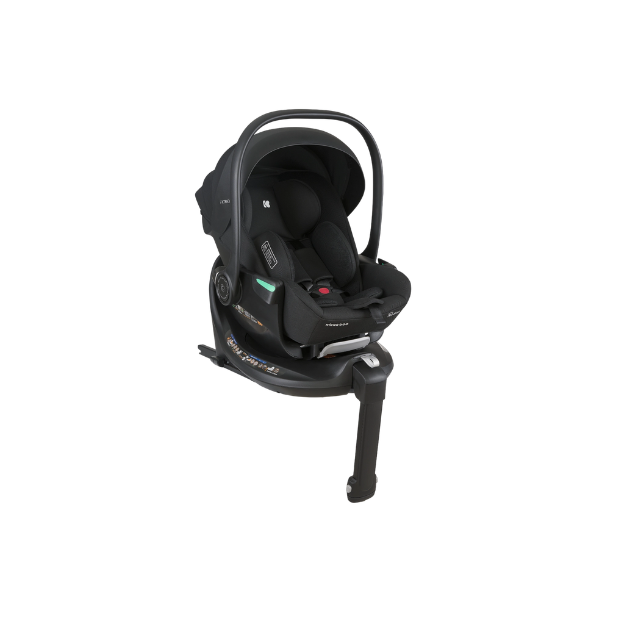 Combo: Portabebé I-Xtend + Base Para Portabebe I-Xtend | Negro - Kikkaboo