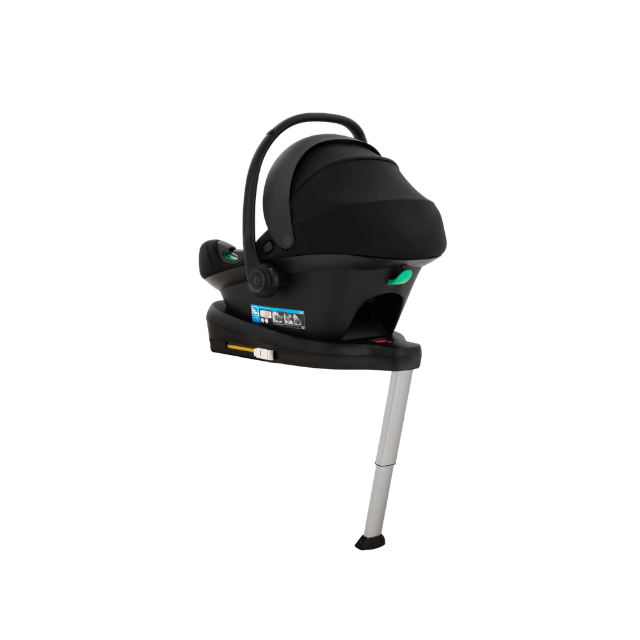 Combo: Portabebé I-Prime 0-13kg + Base Isofix | Negro - Kikkaboo