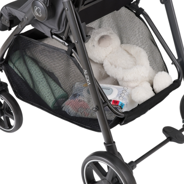Coche Alexa Liviano 0-22kg | Gris Claro - Kikkaboo