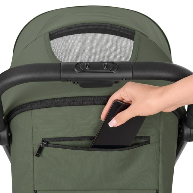 Coche Jody | Verde Militar - Kikkaboo