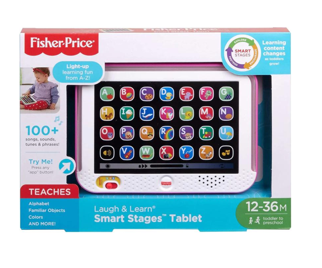 TABLET DE APRENDIZAJE CRECE CONMIGO ROSADA FISHER PRICE