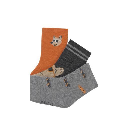 Set 3 Calcetines Fantasia | Calabaza - Mayoral