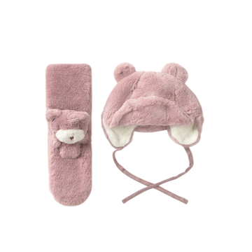 Conj. Gorro Bufanda Pelo | Orquidea - Mayoral