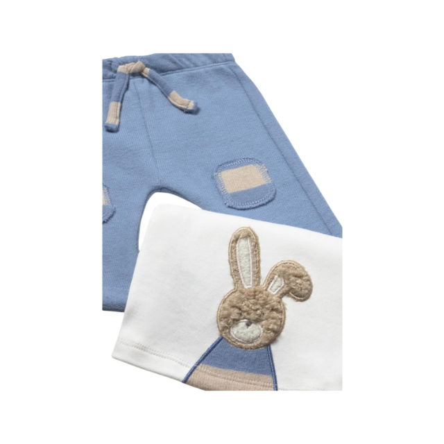 Conjunto de 3 Piezas Camiseta Soft | Nube - Mayoral