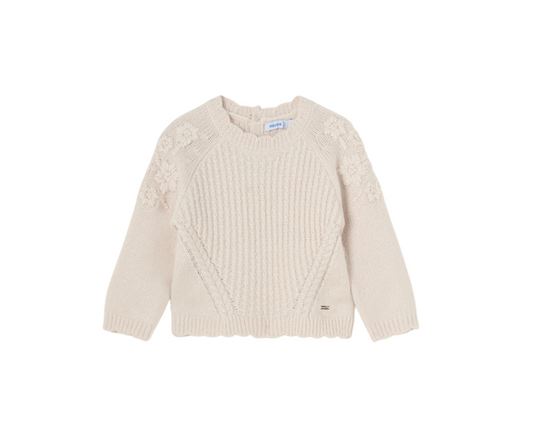 Jersey Flores Bordadas Jengibre  Mayoral