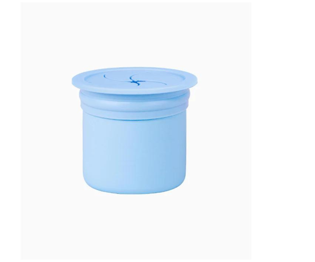 VASITO CON SORBETE + RESCIPINTO PARA SNACKS CON TAPA  MINIKOIOI