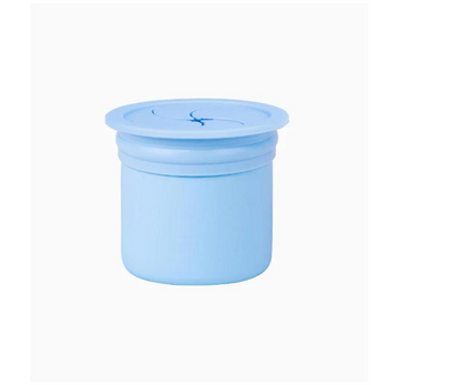 VASITO CON SORBETE + RESCIPINTO PARA SNACKS CON TAPA  MINIKOIOI