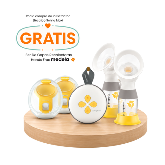 Swing Maxi Extractor Eléctrico GRATIS Set De Copas Recolectoras Hands Free - Medela