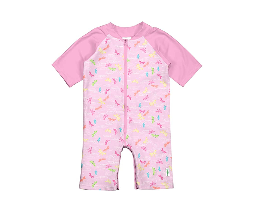 TRAJE DE BAÑO ENTERIZO CON PROTECCIÓN SOLAR ROSADO 3 AÑOS I PLAY