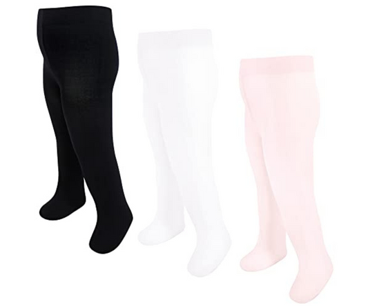 3PK MEDIAS BLANCA, ROSADA, NEGRA LUVABLE FRIENDS