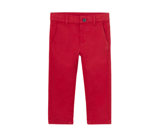 Pantalon Chino Basico  Rojo Mayoral