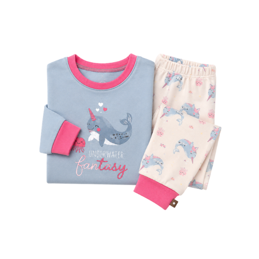 Pijama 2 Piezas | Ballenita - B4baby