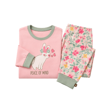 Pijama 2 Piezas | Flores - B4baby