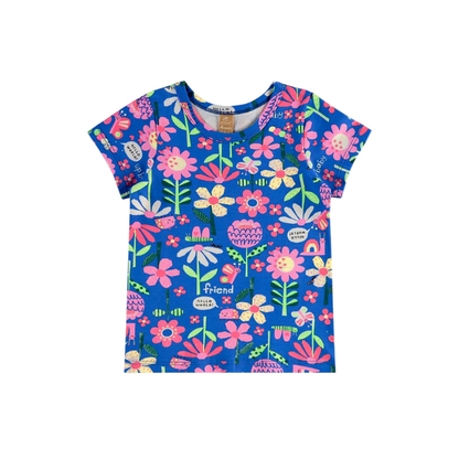 Pijama: Blusa + Shorts Niñas Floral - Up Baby
