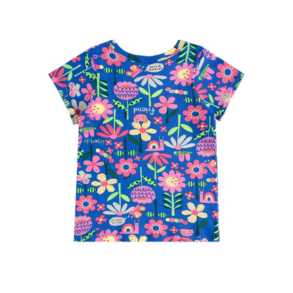 Pijama: Blusa + Shorts Niñas Floral - Up Baby