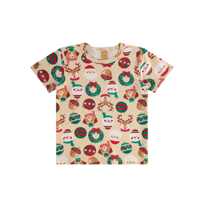 Pijama: Camiseta + Shorts Niños Abstracto - Up Baby